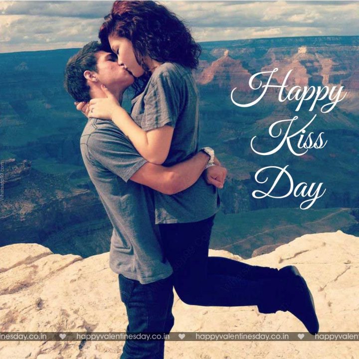 Kiss Day – happy valentines card