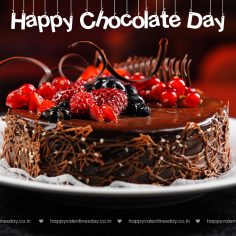 Chocolate Day – happy valentines day sign