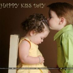 Kiss Day – happy valentines card