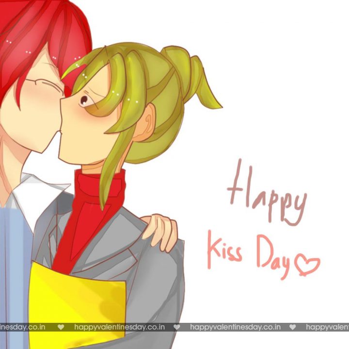 Kiss Day – happy valentines day greeting cards
