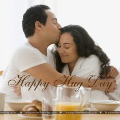 Hug Day – happy valentine card