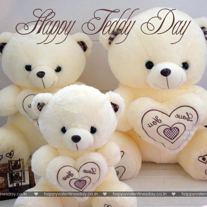 Teddy Day – happy valentines day sign