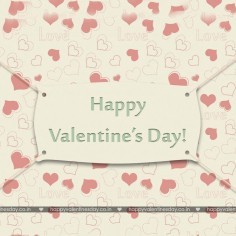 Happy valentines day ecard