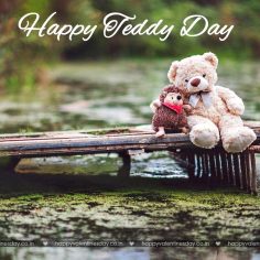 Teddy Day – happy valentines card